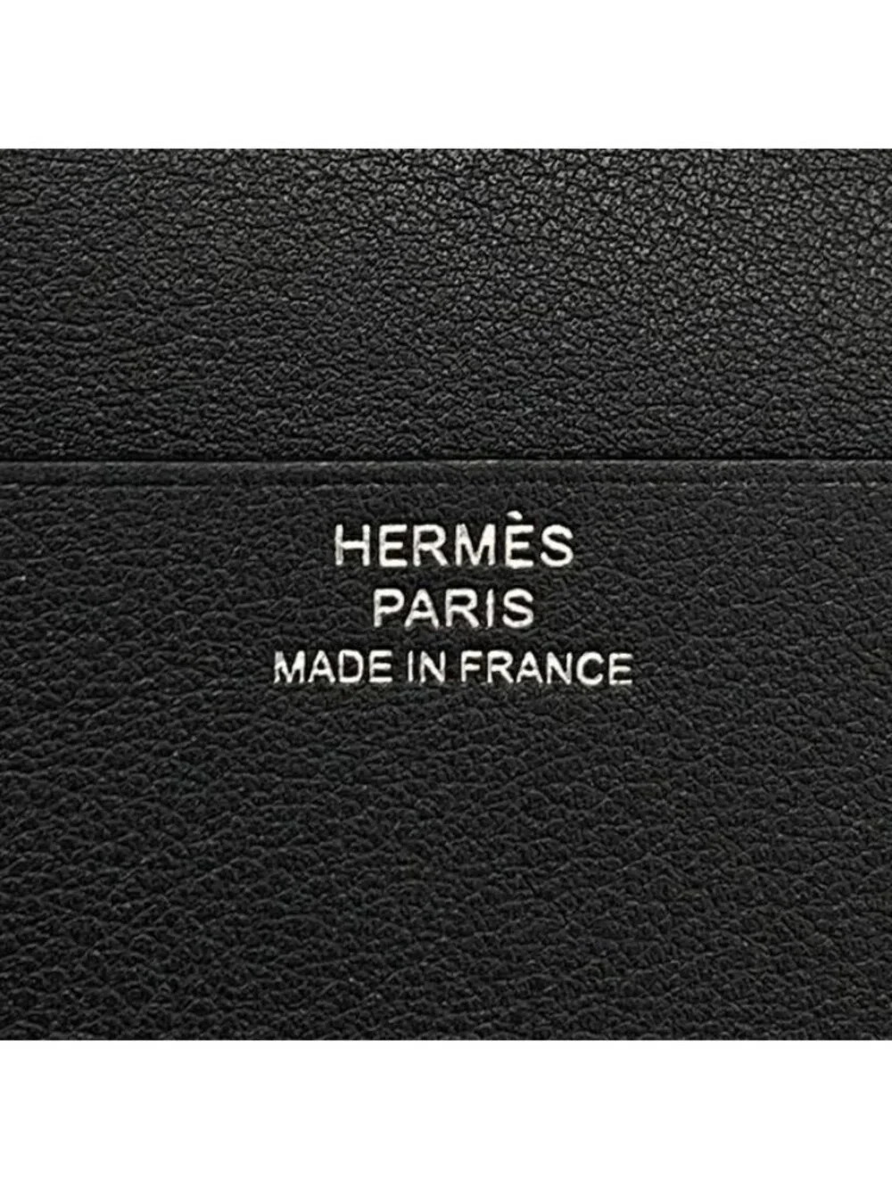 Hermes Card Case Multicolor Swift Black
